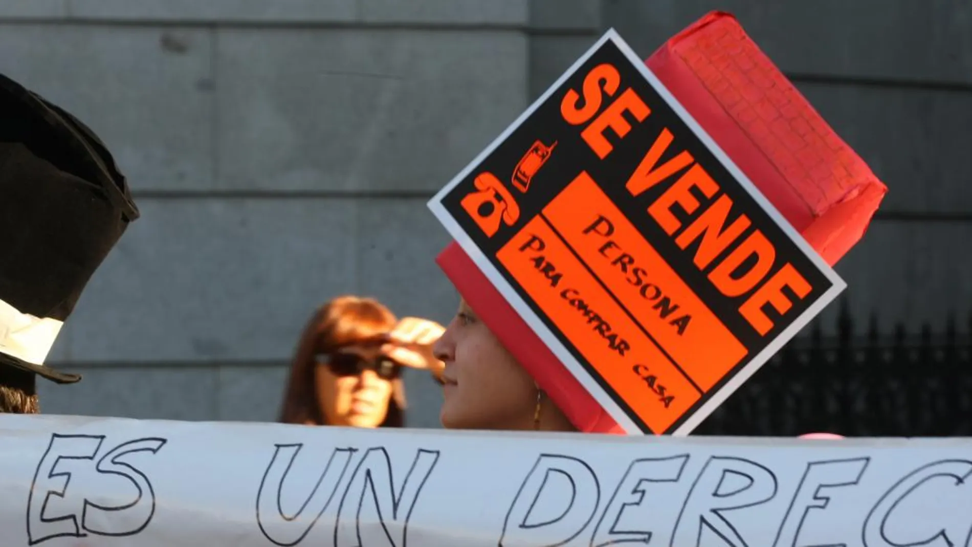 Imagen de archivo de una protesta
