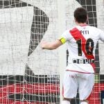 El delantero del Rayo Vallecano Francisco Medina "Piti", autor de uno de los goles