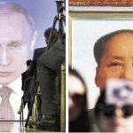 A la izq. Vladimir Putin, el nuevo zar de Rusia. A la der. Mao, quien se convirtió en el rostro de una nación en China