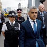 El alcalde de Londres, Sadiq Khan.