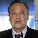 El recién proclamado presidente del Real Madrid, que inicia su cuarto mandato al frente del club blanco.