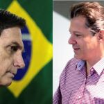Jair Bolsonaro y Fernando Haddad / Efe
