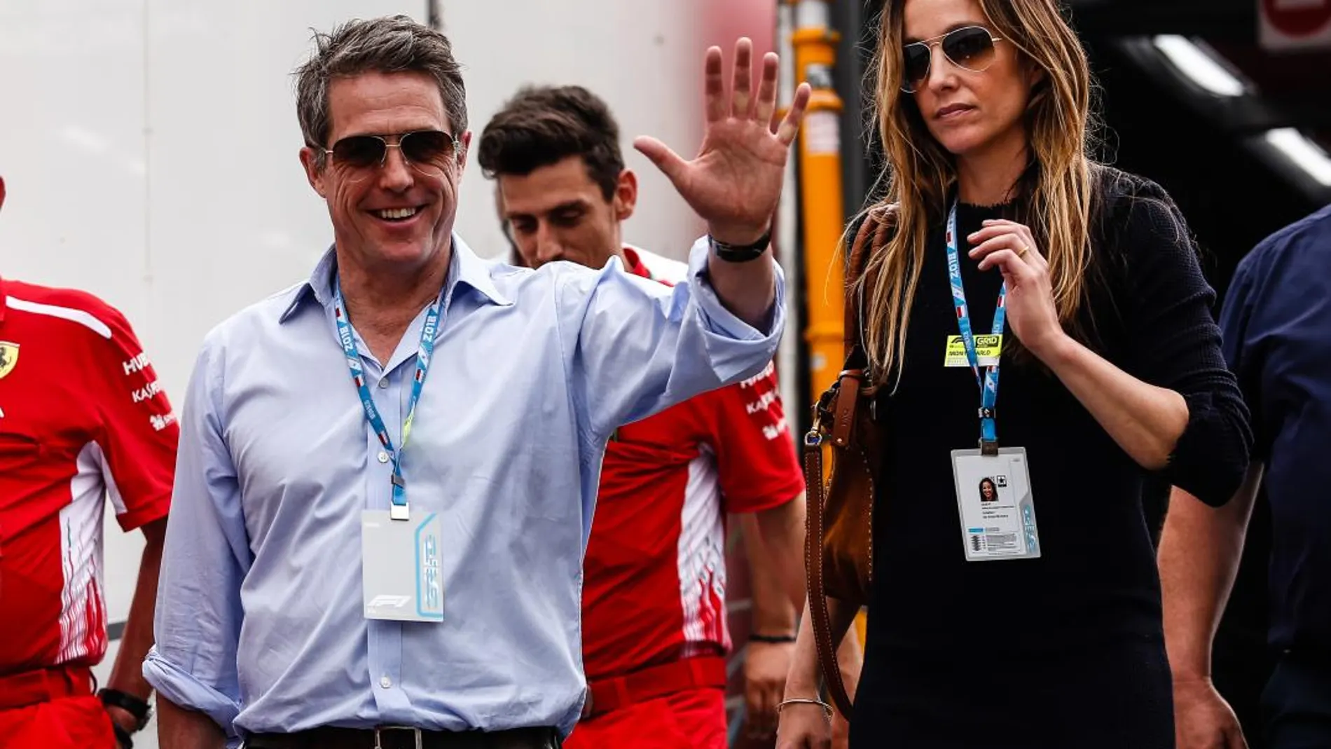 Hugh Grant y su mujer Anna Eberstein / Foto: Gtres