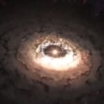 La "trampa de polvo"captada por el telescopio Alma