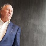 El escritor, que es gran aficionado a los toros y la gastronomía española, en una de sus visitas a Madrid