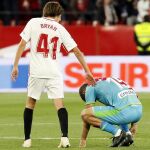 Bryan Gil con el Sevilla.