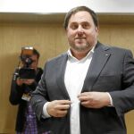El vicepresidente de la Generalitat y líder de ERC, Oriol Junqueras