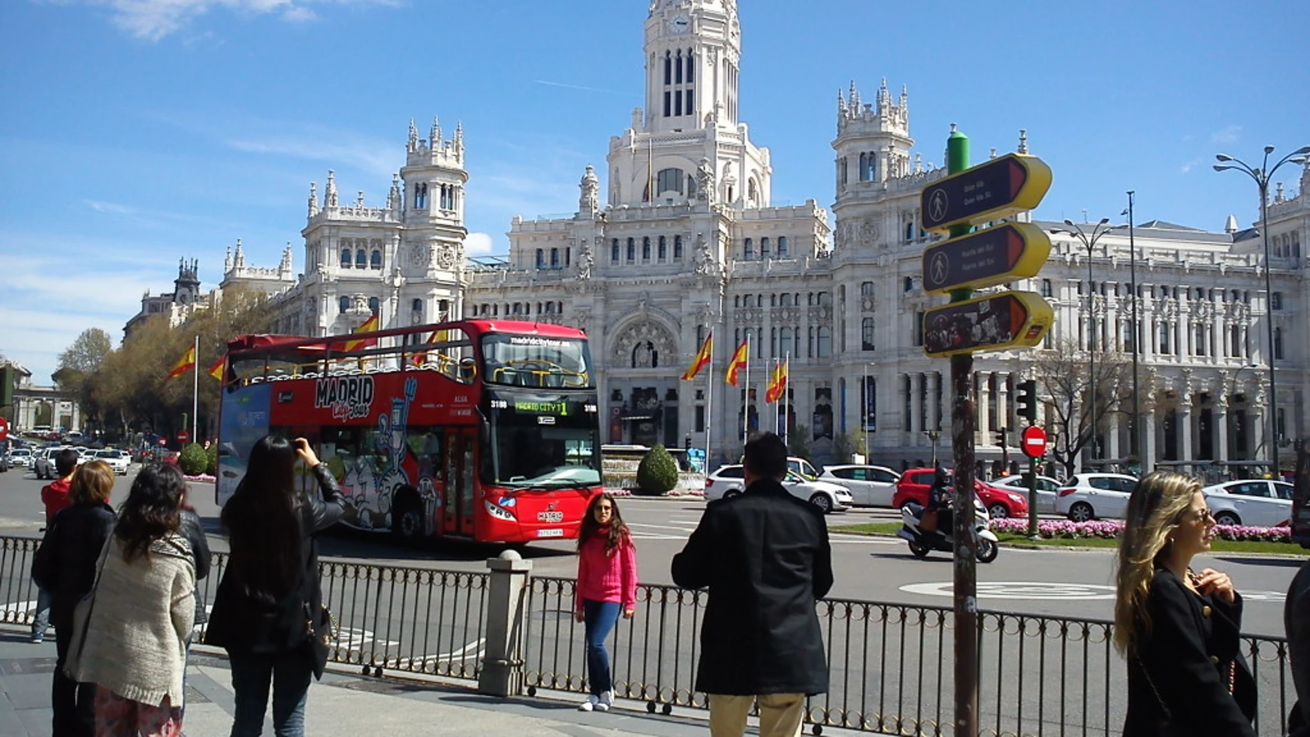 Turistas en Madrid