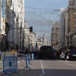 Herido un joven de 16 años tras caer de una azotea en Gran Vía