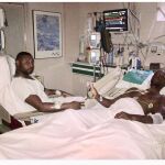 Foto publicada por Abidal junto a su primo.