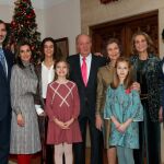 La reunión familiar se ha celebrado en el Palacio de la Zarzuela