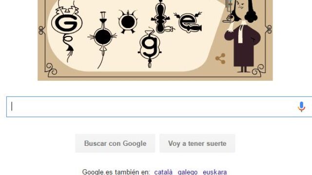 Doodle dedicado a Antoni van Leeuwenhoek