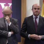 Cristóbal Montoro y Luis de Guindos
