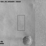 Imagen facilitada tomada durante el descenso de Schiaparelli