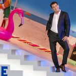 Arturo Valls, en el plató de «Me resbala»