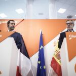 José Manuel Villegas y Christophe Castener, durante la rueda de prensa.