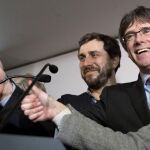 Comín y Puigdemont en Bruselas, en una foto de archivo