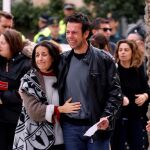 Los padres de Gabriel, después del funeral por su hijo celebrado en Almería