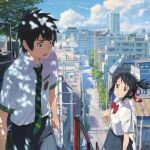 Fotografía facilitada por "Your name"Film Comittee de uno de los fotogramas del último gran fenómeno cinematográfico en Japón, "Kimi no na wa"("Your name").