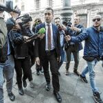 El líder del Movimiento 5 Estrellas (M5E), Luigi de Maio, ayer en Roma