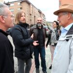 Pablo Fernández junto Ricardo López celebra su primer acto de campaña en la localidad palentina de Guardo