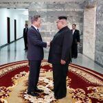 El presidente surcoreano, Moon Jae-In y el lider norcoreano, Kim Jong-Un. Foto: Efe