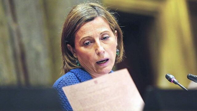 La presidenta del Parlamento catalán, Carme Forcadell.