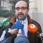 Miguel Borra, presidente de CSIF, atiende a los medios tras reunirse con Cristóbal Montoro
