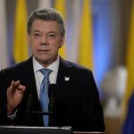Juan Manuel Santos, el pasado día 12