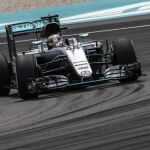 Lewis Hamilton hoy en el Gran Premio de Sepang.