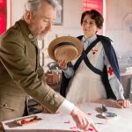 José Sacristán y Alicia Borrachero en una de las escenas de la producción