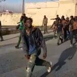 Imagen de los inmigrantes que han logrado entrar en la ciudad autónoma