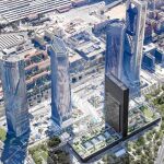 La quinta y última torre de la Castellana tendrá 165 metros de altura repartidos en 36 plantas