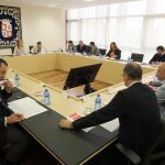 Reunión de la Junta de Portavoces presidida por Silvia Clemente / Rubén Cacho/Ical