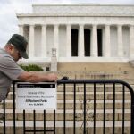 Clausura del Lincoln Memorial por el cierre parcial del Gobierno en 2013