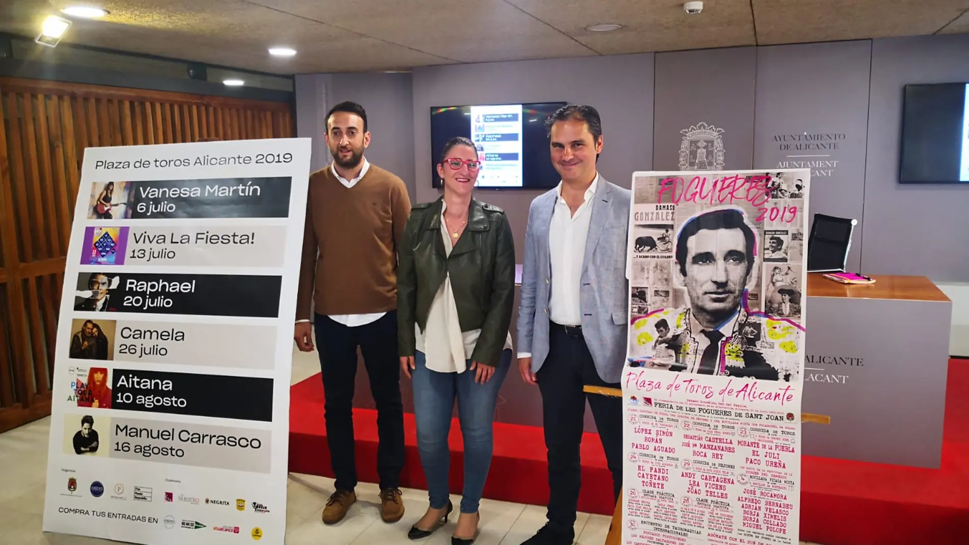 Imagen de la presentación de la Feria de Las Hogueras