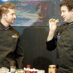 David Bisbal (izda.) y Pepe Rodríguez Rey elaboraron tres recetas de Almería / Javier Fdez. Largo