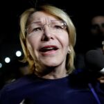Luisa Ortega a su llegada a Brasil