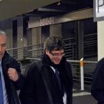 El expresidente de la Generalitat de Cataluña, Carles Puigdemont, en Bruselas