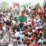 Verónica Pérez, en el acto de su presentación como candidata