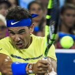 Imagen de Nadal durante el partido contra Gasquet