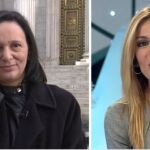Carolina Bescansa, durante su intervención en Antena3TV