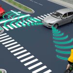 Simulación del funcionamiento de un coche autónomo, en una imagen de archivo / Dreamstime