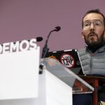 El secretario de Organización de Podemos, Pablo Echenique