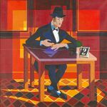 ICONO. Almada Negreiros hizo este retrato de Pessoa, uno de los más conocidos, en 1964