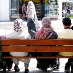 Un grupo de mujeres musulmanas visitan la ciudad alemana de Garmisch-Par tenkirchen, situada en el Estado de Baviera. En Alemania viven seis millones de musulmanes