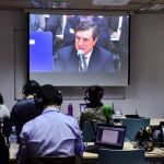 El expresidente balear Jaume Matas declara en los juzgados.
