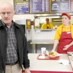Walter White, protagonista de «Breaking Bad», visita el establecimiento de Los Pollos Hermanos.