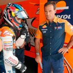 Alberto Puig y Dani Pedrosa, en el box del equipo HRC cuando ambos todavía trabajaban juntos