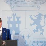 Enric Milo explicó ayer los acuerdos de Gobierno que afectan a Cataluña